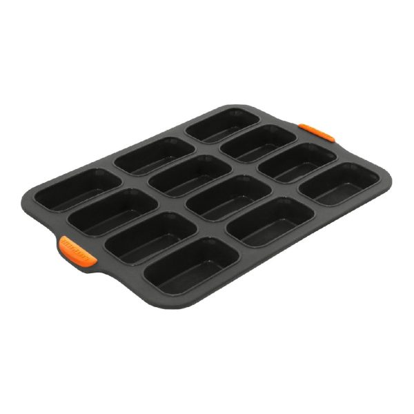 Bakemaster Silicone 12 Cup Mini Loaf 35.5x24.5cm Fashion