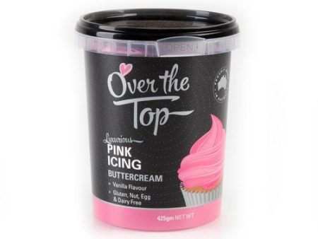 Over The Top Buttercream - Pink - 425g For Cheap