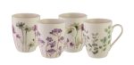 Bundanoon Botanical Set Of 4 Coupe Mugs - 355ml Online now