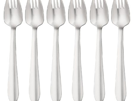 Wilkie Brothers 6 Piece Buffet Fork Set - Satin Finish Sale