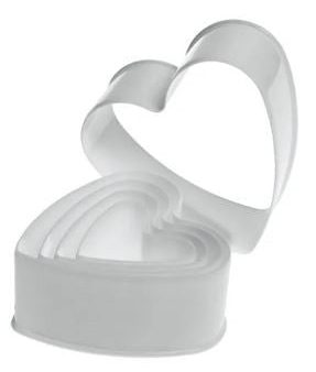 Mondo Cookie Cutter Heart - 5 Piece For Discount