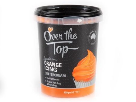 Over The Top Buttercream - Orange - 425g Discount