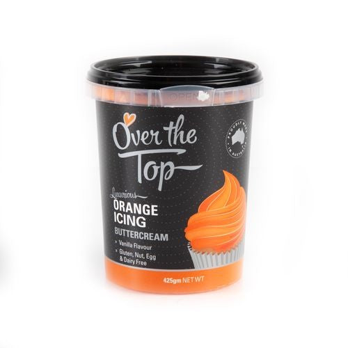 Over The Top Buttercream - Orange - 425g Discount