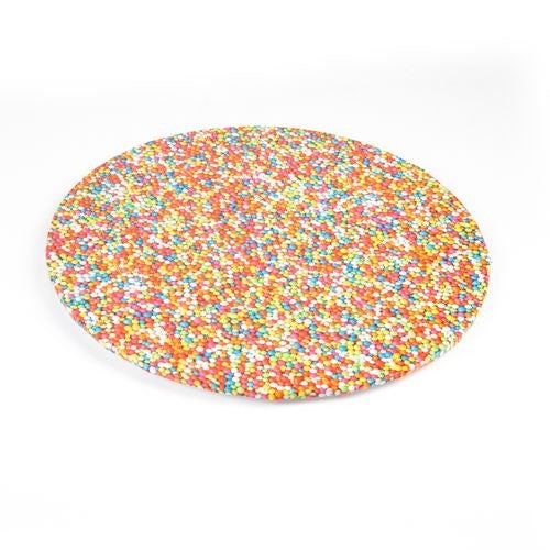 Mondo Cake Board Round Sprinkles 14in 35cm Fashion