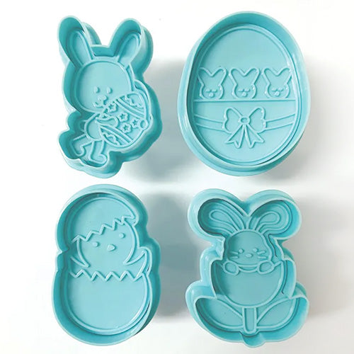 Easter Bunny Plunger Cutter - 4 Piece Discount