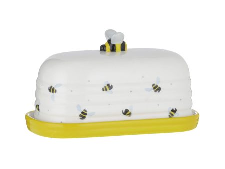 Price & Kensington Sweet Bee Butter Dish 9.6x17.6x10cm For Cheap