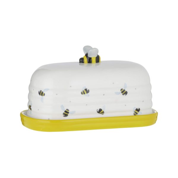 Price & Kensington Sweet Bee Butter Dish 9.6x17.6x10cm For Cheap