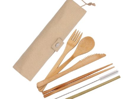 White Magic Reusable Bamboo Cutlery Set Fashion