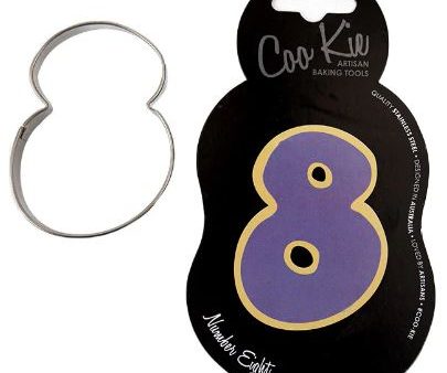 Coo Kie Number 8 Cookie Cutter Sale