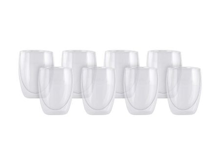 Maxwell & Williams Blend Double Wall Cup 350ml Set Of 8 Online now