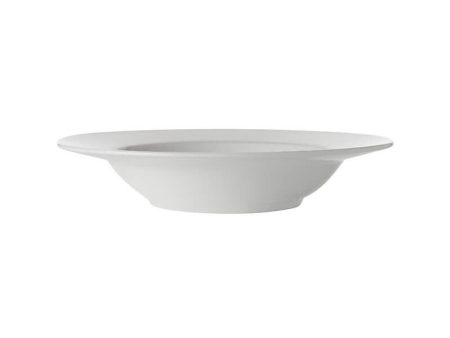 Maxwell & Williams White Basics Rim Soup Bowl 23cm on Sale