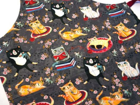 Rikaro - Crazy Cats Kids Apron on Sale