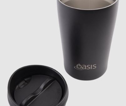 Oasis S s Double Wall Insulated Travel Cup 380ml - Black Supply