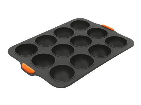 Bakemaster Silicone 12 Cup Dome Tray 35.5x24.5cm Online now