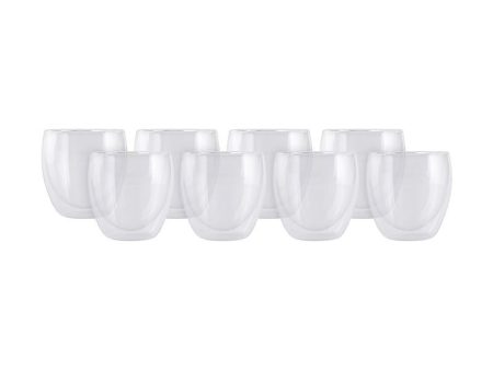 Maxwell & Williams Blend Double Wall Cup 250ml Set Of 8 For Discount