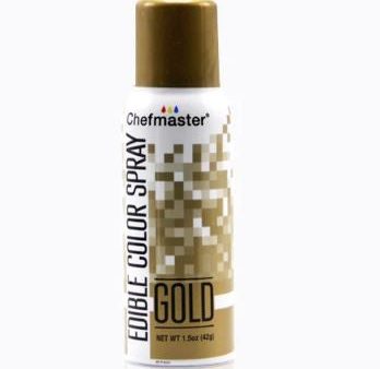 Chefmaster Edible Metallic Gold Spray Paint 1.5oz 42gm Online now