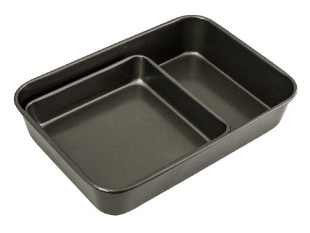 Bakemaster Roasting Pan(39 X 28 X 7cm) & Square Bake Pan(3 X 23 X 4cm) Twin Pack Online