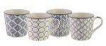 Bundanoon Contempo Set Of 4 Mod Mugs - 425ml Online now