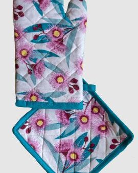 All Gifts Australia Oven Glove & Pot Holder - Flowering Gum Online