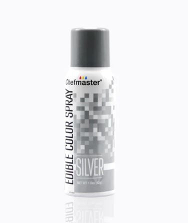 Chefmaster Edible Metallic Silver Spray Paint 1.5oz 42gm Online