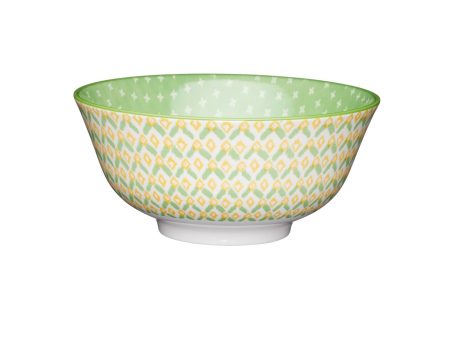 Mikasa Does It All Bowl - Geometric Green Supply