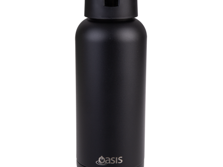 Oasis  moda  Ceramic Lined S s Triple Wall Insulated Drink Bottle 1l - Black Online