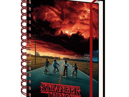 Kierremuistikirja A5 160 sivua Stranger Things 3D Discount