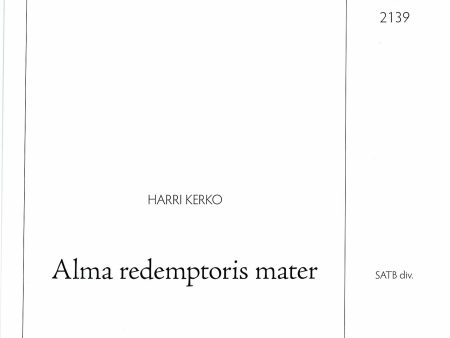 Alma redemptoris mater Supply