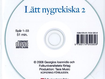 Lätt nygrekiska 2 cd audio Fashion