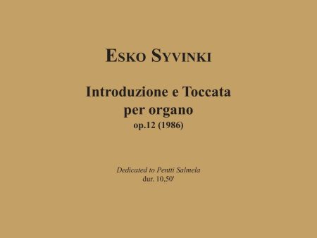 Introduzione e Toccata per organo (1986) Online