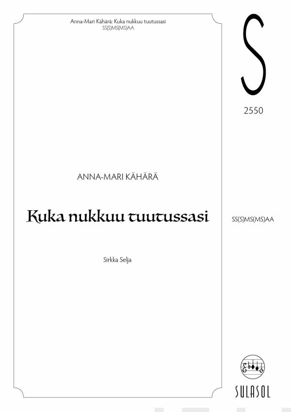 Kuka nukkuu tuutussasis Sale