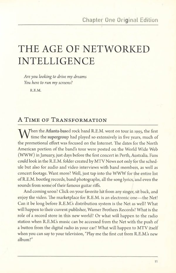 The Digital Economy Anniversary Edition: Rethinking Promise And Peril In The Age Of Networked Intelligence Online Sale